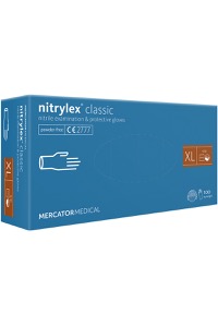 copertina di Guanti nitrile Nitrylex® classic - confezione da 100 pezzi tg XL (extra large) blu