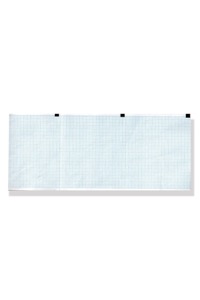 copertina di Carta termica per ECG 120 x 100 mm x 300 - pacco griglia blu, confezione 10 pezzi