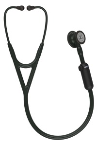 copertina di 3M Littmann® CORE Digital Stetoscopio cod. 8490 Tubo nero testina nera