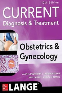copertina di Current Diagnosis and Treatment Obstetrics and Gynecology