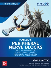 copertina di Hadzic 's peripheral nerve blocks and anatomy for ultrasound . Guided and regional ...