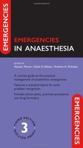 copertina di Emergencies in Anaesthesia