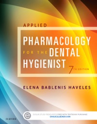 copertina di Applied Pharmacology for the Dental Hygienist 