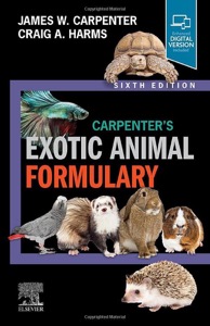 copertina di Carpenter' s Exotic Animal Formulary