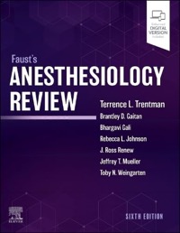 copertina di Faust' s Anesthesiology Review