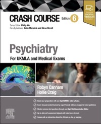 copertina di Crash Course Psychiatry - For UKMLA and Medical Exams 