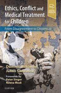copertina di Ethics, Conflict and Medical Treatment for Children - From disagreement to dissensus