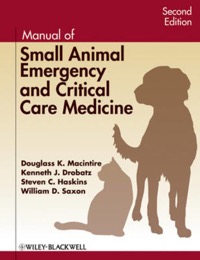 copertina di Manual of Small Animal Emergency and Critical Care Medicine