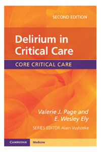 copertina di Delirium in Critical Care