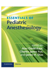 copertina di Essentials of Pediatric Anesthesiology