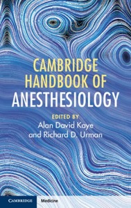 copertina di Cambridge Handbook of Anesthesiology