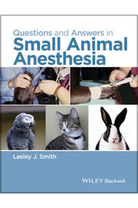 copertina di Questions and Answers in Small Animal Anesthesia
