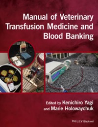 copertina di Manual of Veterinary Transfusion Medicine and Blood Banking
