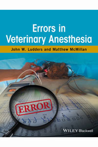 copertina di Errors in Veterinary Anesthesia