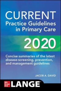 copertina di Current Practice Guidelines in Primary Care 2020