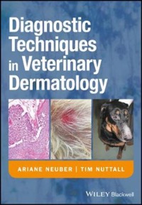 copertina di Diagnostic Techniques in Veterinary Dermatology