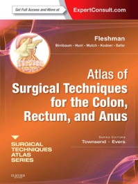 copertina di Atlas of Surgical Techniques for Colon, Rectum and Anus