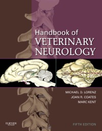 copertina di Handbook of Veterinary Neurology