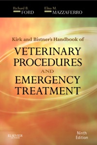 copertina di Kirk and Bistner's Handbook of Veterinary Procedures and Emergency Treatment