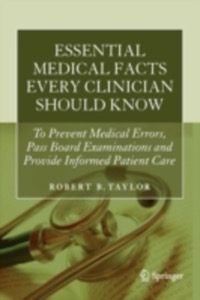 copertina di Essential Medical Facts Every Clinician Should Know - To Prevent Medical Errors, ...