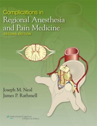 copertina di Complications in Regional Anesthesia and Pain Medicine