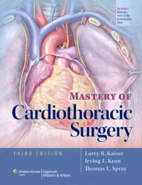 copertina di Mastery of Cardiothoracic Surgery