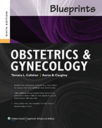 copertina di Blueprints Obstetrics and Gynecology
