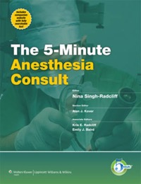 copertina di 5 - Minute Anesthesiology Consult