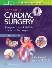 copertina di Khonsari' s Cardiac Surgery: Safeguards and Pitfalls in Operative Technique