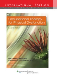 copertina di Occupational Therapy for Physical Dysfunction