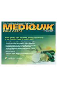 copertina di MediQuik Drug Cards