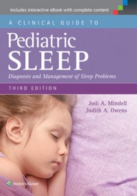 copertina di A Clinical Guide to Pediatric Sleep: Diagnosis and Management of Sleep Problems