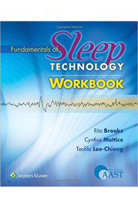 copertina di Fundamentals of Sleep Technology Workbook