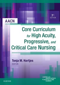 copertina di AACN ( American Association of critical care nurses ) Core Curriculum for High Acuity, ...