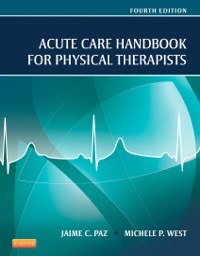 copertina di Acute Care Handbook for Physical Therapists