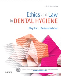 copertina di Ethics and Law in Dental Hygiene