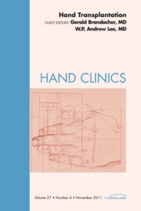 copertina di Hand Transplantation - An Issue of Hand Clinics