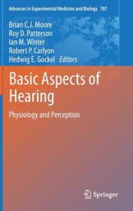 copertina di Basic Aspects of Hearing - Physiology and Perception