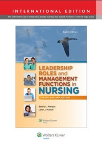 copertina di Leadership Roles and Management Functions in Nursing - Theory and Application