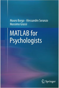 copertina di MATLAB for Psychologists