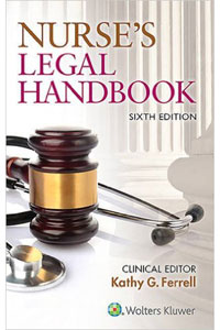 copertina di Nurse' s Legal Handbook
