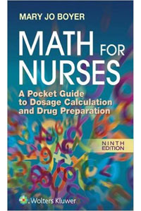 copertina di Math for Nurses - A Pocket Guide to Dosage Calculation and Drug Preparation