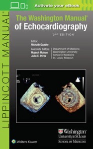copertina di The Washington Manual of Echocardiography