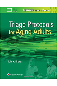 copertina di Triage Protocols for Aging Adults