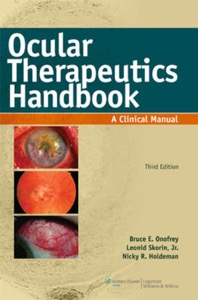 copertina di Ocular Therapeutics Handbook : A Clinical Manual