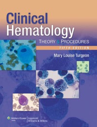 copertina di Clinical Hematology : Theory and procedures