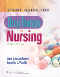 copertina di Study Guide for Drug Therapy in Nursing