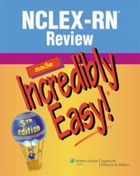 copertina di NCLEX - RN Review Made Incredibly Easy