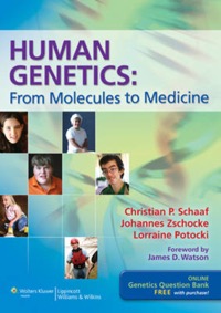copertina di Human Genetics - From Molecules to Medicine