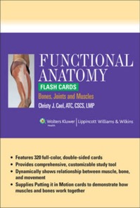 copertina di Functional Anatomy Flash Cards: Bones, Joints and Muscles